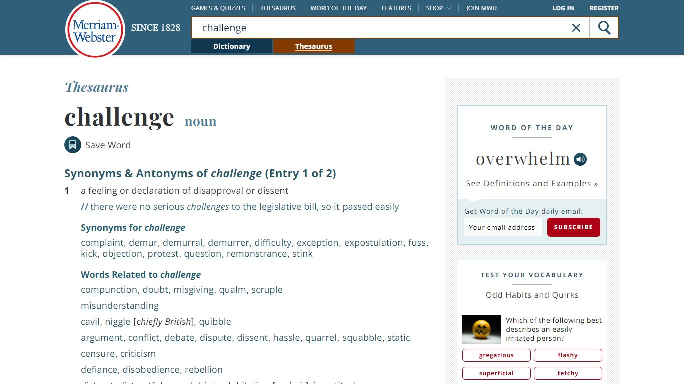 172 Synonyms & Antonyms of CHALLENGE - Merriam-Webster